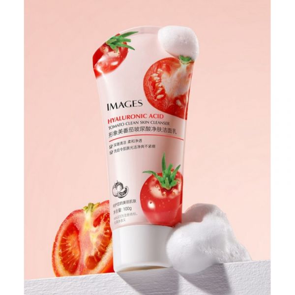 IMAGES HYALURONIC ACID TOMATO Facial foam with tomato extract and hyaluronic acid, 100g